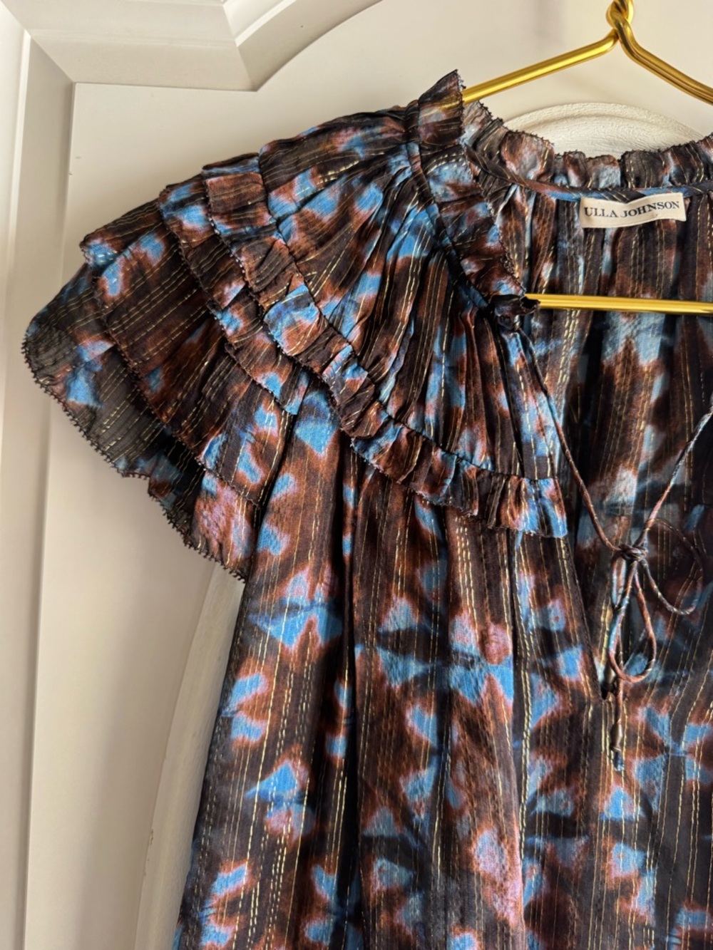 Ulla Johnson Marta Blouse- Twilight Prism - Picture 7 of 8